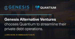 Genesis Alternative Ventures partners with Quantium to streamline loan management and portfolio monitoring