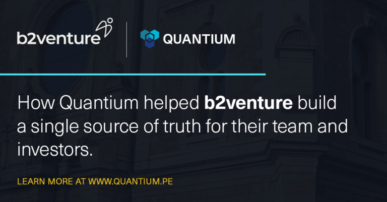 CASE STUDY: How Quantium helped b2venture build a single source of truth for their team and investors